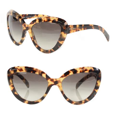 prada caramel tortoise sunglasses|Prada cat eye tortoiseshell sunglasses.